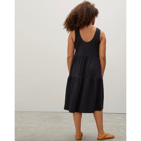Everlane Black Midi Dress - Picture 3 of 14